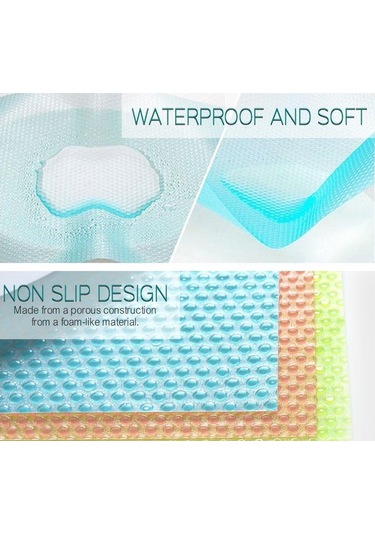 Pembe 4 Adet Buzdolabı Pedi Antibakteriyel Zehirli Küf Nem Pedi Su Geçirmez Buzdolabı Paspasları Pembe