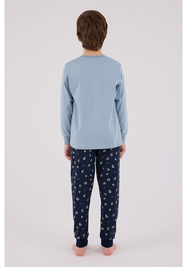 Rolypoly Erkek Çocuk Yeşil Pijama Takımı Rp3683-c-v2