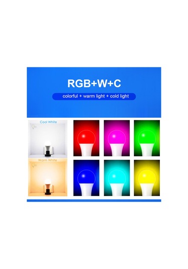 Fosenze E27 Wifi Akıllı Ampul, 9w 850lm, Rgbcw Renk Ve Parlaklık Ayarlı, Alexa/google Home Ses Kontrolü, Dohome Uygulaması İle Uzaktan Kontrol