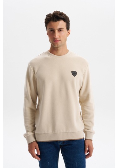 Arma Erkek Regular Fit Karbon Fırçalı Selanik Kumaş Bisiklet Yaka Süs Etiketli Kazak K30124698802 Bej Arma Erkek Regular Fit Karbon Fırçalı Selanik Kumaş Bisiklet Yaka Süs Etiketli Kazak K30124698802 Bej