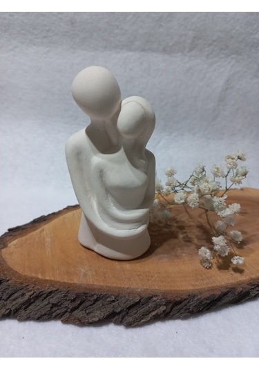 Sarılan Sevgili Biblo Beyaz 01