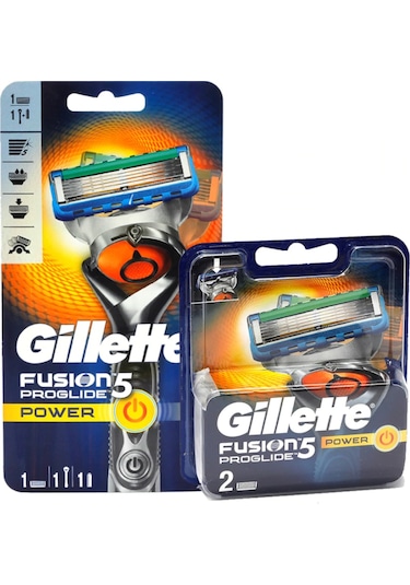 Gillette Fusion Proglide Power Flexball 1 Up + Yedek Başlık 2'li