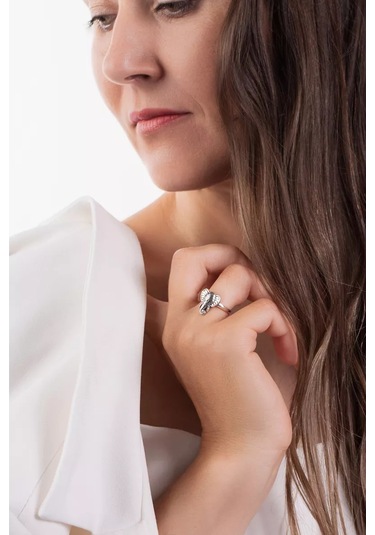 Lucente Fil Yüzük 925 Ayar Gümüş 226326423 Gri