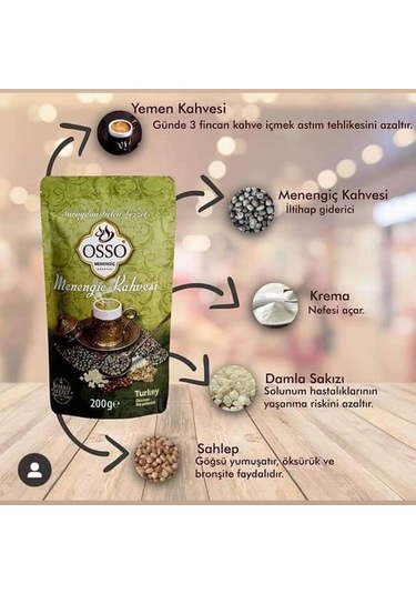 Osso Menengiç Kahvesi 200 Gr Öğütülmüş