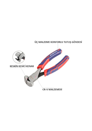 Workpro Wp231147 160mm Profesyonel Tepe Keski Fr Wp231147