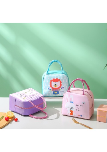 Yalıtımlı Öğle Yemeği Çantası Termal Öğle Yemeği Kutusu Lacivert Diğer