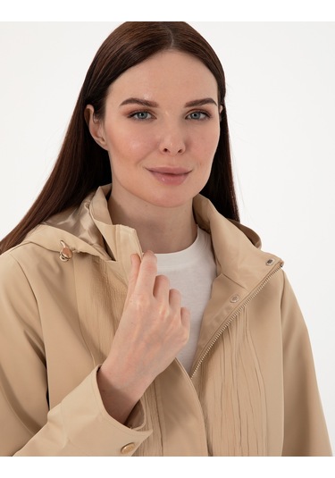 Pierre Cardin Kadın Bej Kaban 50306399-vr011