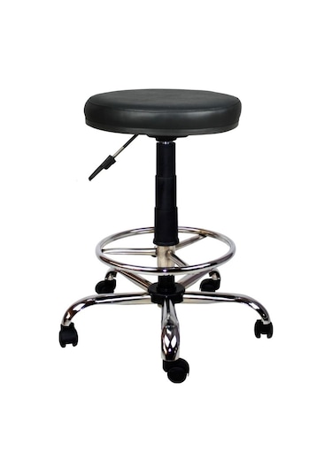 Bürocci Metal Ayaklı Yüksek Tabure-Siyah-2999T0101