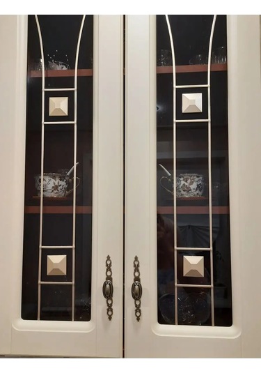 Centr Mebel'noj Furnitury Bronz Renkli Şeritli Mobilya Düğmesi 2 Adet 105866132 Bronz Rengi