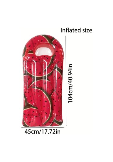 Honeybeeshop Yaz İcin Siserme Cok Renkli Dalga Tahtasi Karpuz 1pc Kalinlastirilmis Pvc Tutma Kolu Su Malzemeleri