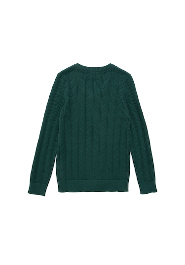 U.s. Polo Assn. Erkek Çocuk Koyu Yeşil Kazak /triko 50293535-vr079 Koyu Yeşil