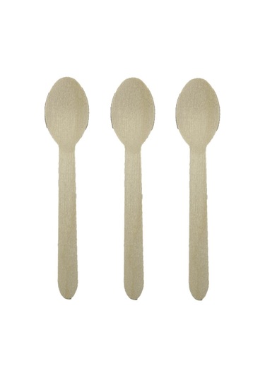 Kullan At Ahşap Naturel Tahta Kaşık 50 Adet