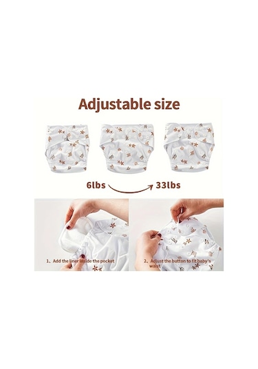 Maxaccess Happyflute 8li Yıkılabilir Bez 6.61 33.07lb Yenidoğan Mikrofiber Yıkama Kumaşı Bulut Kombin Diğer