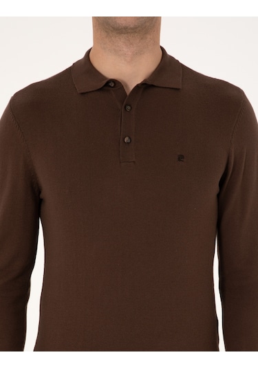 Pierre Cardin Erkek Kahverengi Kazak /triko 50314189-vr029 Kahverengi