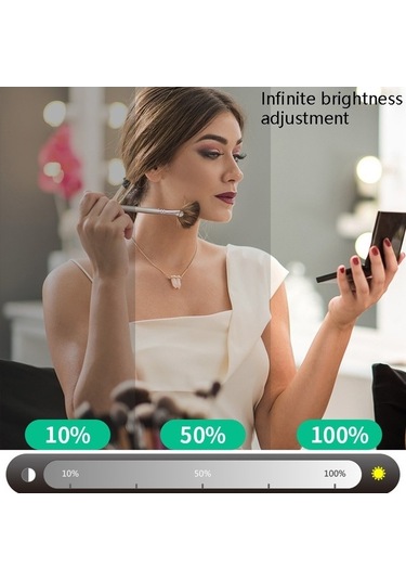 Novahub Led Makyaj Lambası Ayna Önü Güzellik Doldurma Işığı El Yüzeyi Lambası, 6 Ampul Güç Kaynağı Çok Renkli