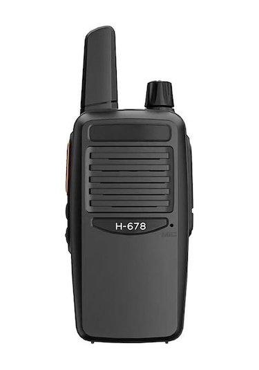 H-678 3w 400-470mhz Walkie-talkie: 16 Kanal, Tek Tuşla Frekans Ayarı, Kablosuz Kopyalama, Dahili Pil, Type-c Şarj, Ab Standartı 100-240v