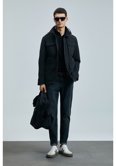 Lufian Benedıc Smart Jean Erkek Pantolon Regular Fit Antrasit Antrasit 111200212100110 Antrasit