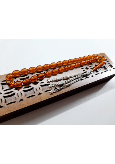 Soma Japon Ateş Kehribar 8 x 11,5 CM Tesbih