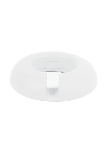 Konesam Dört Bölmeli Silikon Atıştırmalık Tepsisi - Hafif, Taşınabilir, Isı Dayanıklı, Ev Ve Seyahat İçin Uygun Beyaz