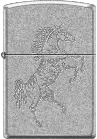 Zippo Classic Antique Silver Plate Çakmak - 49007-00062-model23