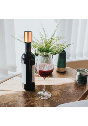 Suntek Şarap Stoper Silikon Kapaklar Alüminyum-alaşım-altın Altın