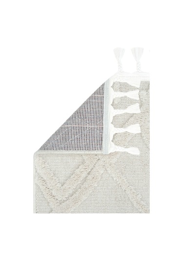 Cool Halı Palazzo Krem Mutfak Halısı Bukle Tezgah Önü Leke Tutmaz Yumuşak Kabartmalı İskandinav Halı