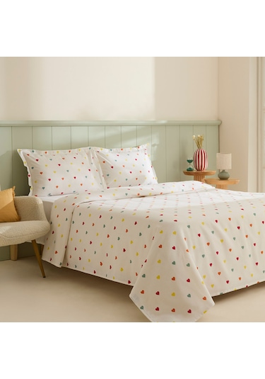 Karaca Home Amour %100 Pamuk Çift Kişilik Pike Takımı Multicolour Renkli