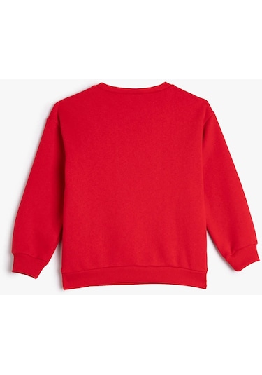 Koton Kız Çocuk Sweatshirt Kırmızı 4wkg10126ak 24ky59002099 Y5909 Kırmızı