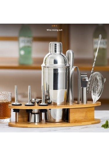Maoyaya Lichen Paslanmaz Çelik Barmen Seti, Kokteyl Mikseri, Bar Ekipmanları