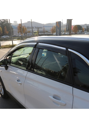 Opel Crossland 2021 Yılı Ve Üzeri Yan Cam Rüzgarlık 4 Prç.