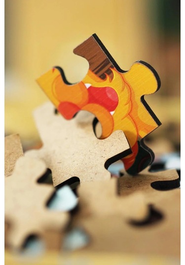 Art Puzzle Kids 3 Yaş Ve Üzeri Ahşap Yapboz Ejderha Ve Balıklar - 16 Parça Yapboz 5857