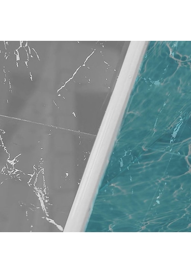 Gri Duş Bariyeri Su Bariyeri 50/100/200cm Kendinden Yapışkanlı 200cm Gri