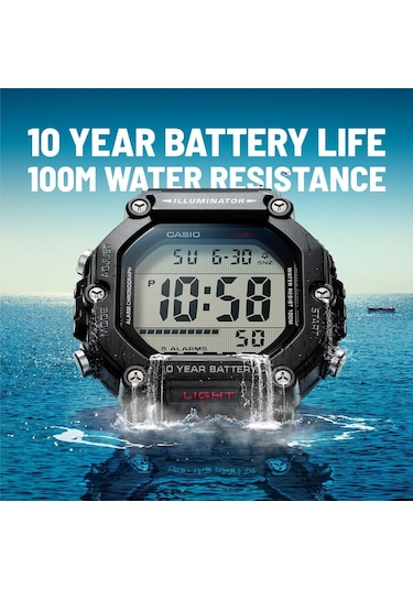 Casio Ae-1600h-1avdf Kol Saati Metalik