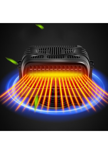 12v Girişli Oto Araç Isıtıcı Cam Buğu Çözücü Fan