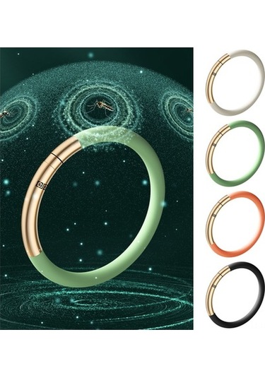 Fortunelane Dış Etkinlikler İçin Vintage Silikon Kovucu Bilezik, Dışarıda Sokar, 6 Adet Kovucu Çubuklu, Yetişkinler İçin Beyaz G