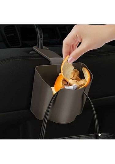 Createtech Telefon Tutucu Koltuk Kancası - Araba İçin Saklama Kutusu Xk