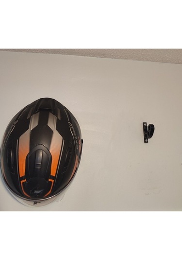 Motosiklet Kask Askısı Kask Tutucu Askılık Siyah