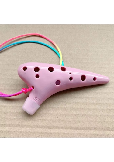 Valkyrie Ocarina 12 Delik Ocarina Alto C Ocarina Flüt Ocarina Sualtı Müzik Nefesli Enstrüman