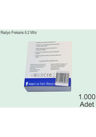 4x4 Cm Barkodlu Alarm Etiketi Rf Radyo Frekans 1000'li Rulo