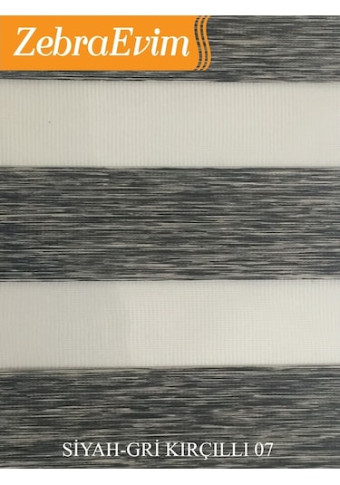 7 Farklı Renk Bambu Zebra Stor Perde