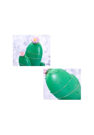 Buffer Led Işıklı Kaktüs Biblo Ev Dekorasyon Ve Hediyelik Eşya Led Aydınlatma Çok Renkli