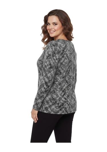 Wearon Kadın Yumoş Düğmeli Modelli Bluz Bgl-st05135 Gri