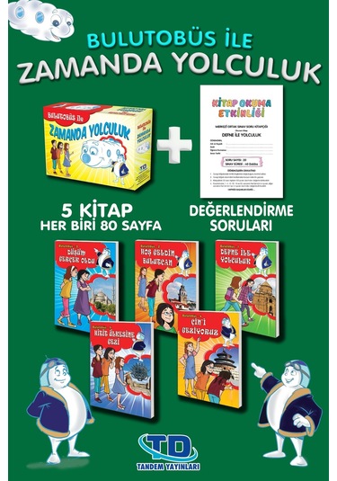 Bulutobüs İle Zamanda Yolculuk Dizisi Kutulu 5 Kitap