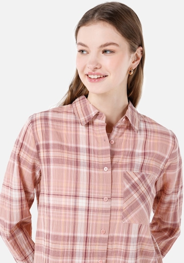Colins Pembe Kadın Gömlek U.kol Cl1067336 Q1.v1 Prs Pembe