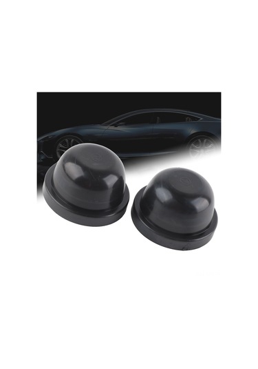 Yaozixa Araç Farı Tamiri Gömlek Kapağı 80mm Siyah Kauçuk Koruyucu Korumalı 2 Adet Paket