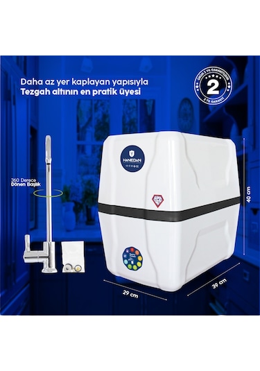 Hanedan 11 Aşama 9 L Çelik Tank Su Arıtma Cihazı