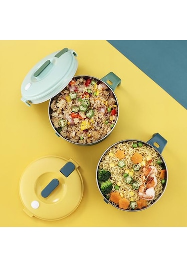 Mavi 900ml/1200ml Erişte Kasesi Kolay Saklanabilir Büyük Kapasiteli 304 Paslanmaz Çelik Anti-pas Karıştırma Kasesi Erişte 1200ml L