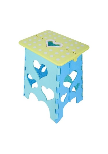 Bloomnest Kalın Aşk Noktası Katlanır Plastik Tabure, 30x23x39cm, Gelişmiş Masaj Taburesi, Yeniway Altın-siyah, Pratik Ve Kullanışlı Altın - Siyah