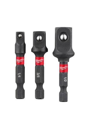 Milwaukee Hex Lokma Adaptor Seti 3 Prç 1/4-3/8-1/2