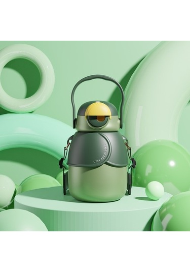 Clothing Finds Büyük Kapasiteli 316 Paslanmaz Çelik Termos Kupa 3zhx0u Koyu Yeşil